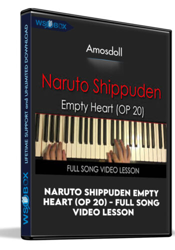 Naruto Shippuden Empty Heart (OP 20) - Full Song Video Lesson