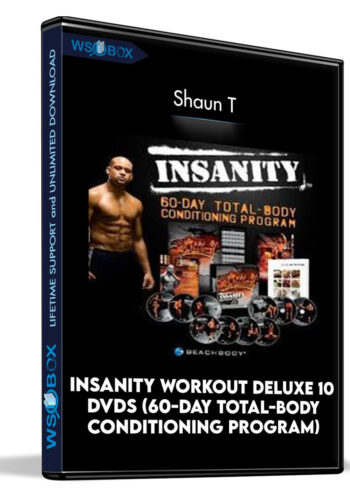 INSANITY Workout Deluxe 10 DVDs (60-Day Total-Body Conditioning Program) - Shaun T