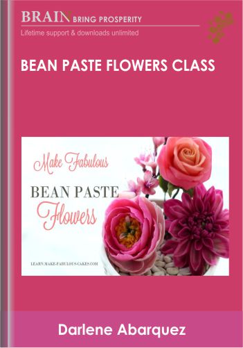 Bean Paste Flowers Class – Darlene Abarquez
