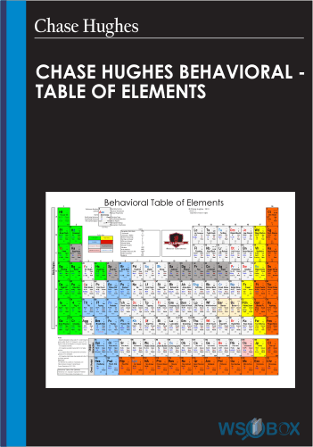 Chase Hughes Behavioral – Table Of Elements – Chase Hughes