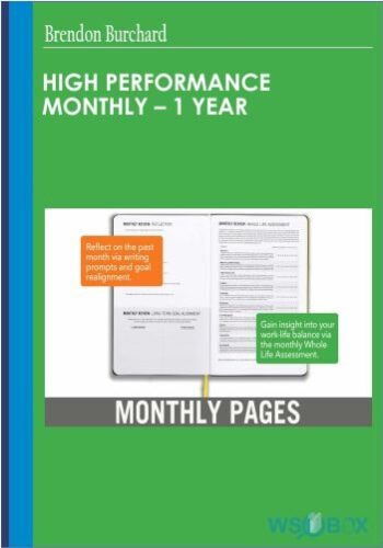 92$.High Performance Monthly – 1 Year – Brendon Burchard