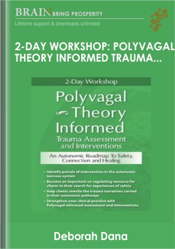 2-Day Workshop: Polyvagal Theory Informed Trauma Assessment And Interventions: An Autonomic Roadmap To Safety, Connection And Healing  – Deborah Dana