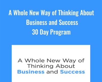 A Whole New Way of Thinking About Business and Success 30 Day Program - Michael Neill
