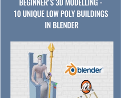Beginner's 3D Modelling - 10 Unique Low Poly Buildings in Blender