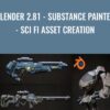 Blender 2.81 - Substance painter - Sci fi asset creation - Julien Deville