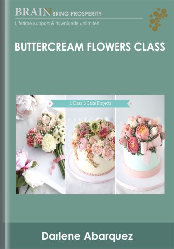 Buttercream Flowers Class - Darlene Abarquez