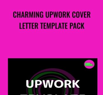 Charming Upwork Cover Letter Template Pack – Jon Buchan