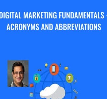 Digital Marketing Fundamentals – Acronyms And Abbreviations – Anil Batra