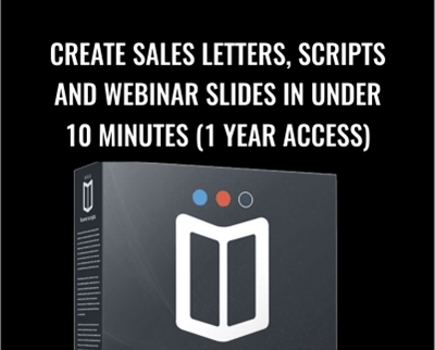 Create Sales letters, Scripts and Webinar Slides in under 10 minutes (1 Year Access) - Funnel Scripts