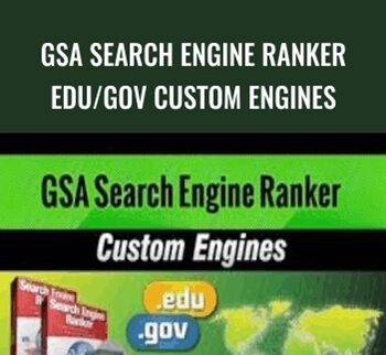 GSA Search Engine Ranker EDU/GOV Custom Engines