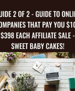 GUIDE 2 of 2 - Guide To Online Companies That Pay You $10 - $398 Each Affiliate Sale - Sweet Baby Cakes! - Kristie Chiles