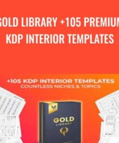 Gold Library +105 Premium KDP Interior Templates - Book Bird