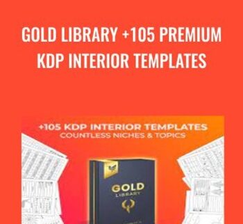 Gold Library +105 Premium KDP Interior Templates - Book Bird