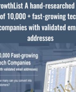 GrowthList A hand-researched list of 10,000 + fast-growing tech companies with validated email addresses - Chris Osborne