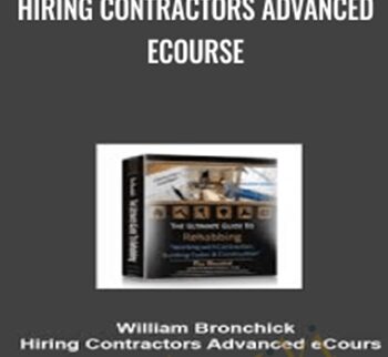 Contractors Advanced ECourse – William Bronchick