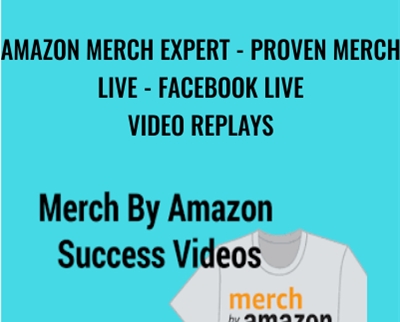 Amazon Merch Expert - Proven Merch Live - Facebook Live Video Replays - Jim Cockrum