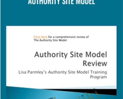 Authority Site Model - Lisa Parmley