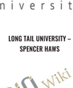 Long Tail University – Spencer Haws