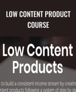 Low Content Product Course - David Ford