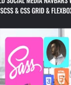 Build Social Media Navbars with SCSS & CSS Grid & FlexBox - Max Nelson
