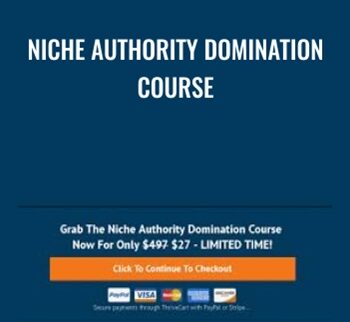 Niche Authority Domination Course – Mark Dickenson & Tony Newton