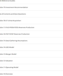 Oil and Gas Modeling – Breaking Into Wall Street