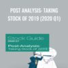 Post Analysis: Taking Stock of 2019 (2020 Q1)
