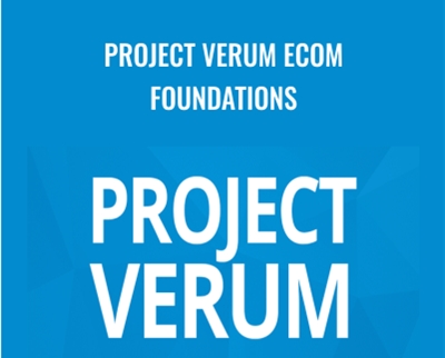 Project Verum Ecom Foundations by John Yoon