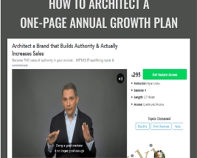 How to Architect a One-Page Annual Growth Plan – Ryan Deiss
