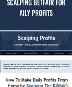 Scalping Betfair For Daily Profits - Anonymous