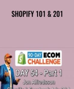 Shopify 101 & 201 - Jon Alfredsson