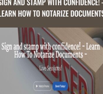 Sign and stamp with confidence! – Learn How To Notarize Documents – Andre C Hatchett