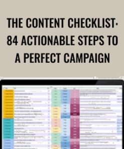The Content Checklist: 84 Actionable Steps To A Perfect Campaign - Lean Content Academy