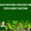Value Investing Strategies for Stock Market Investing