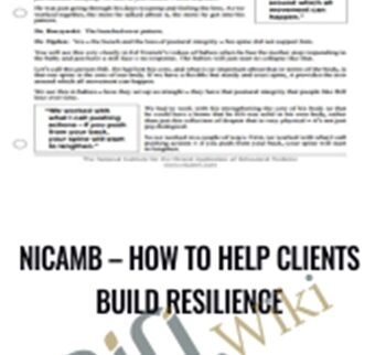How to Help Clients Build Resilience - Nicamb