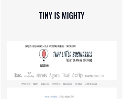 Tiny is Mighty – Andre Chaperon