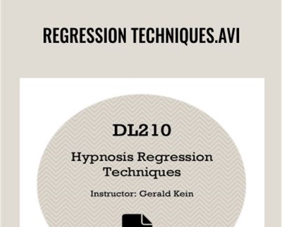 Regression Techniques.avi - Gerald Kein