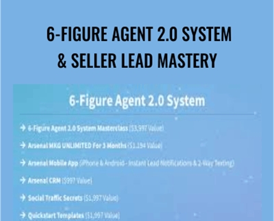 6-Figure Agent 2.0 System & Seller Lead Mastery – Jason Wardrope