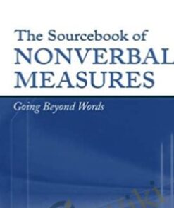 The Sourcebook of Nonverba Measures Going Beyond Words - Lawrence Erlbaum