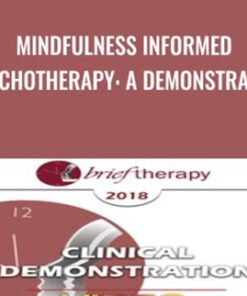 Mindfulness Informed Psychotherapy: A Demonstration - Ronald Siegel