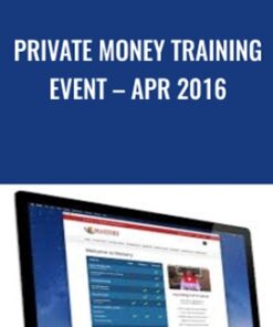 Private Money Training Event – Apr 2016 - David Lindahl