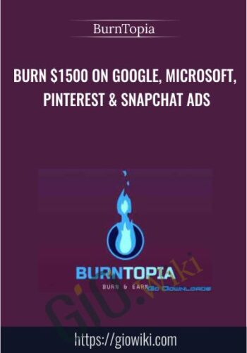 Burn $1500 On Google, Microsoft, Pinterest & Snapchat ADS – BurnTopia