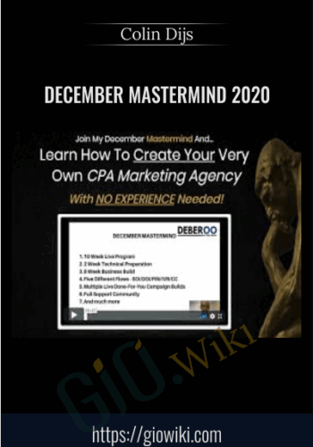 December Mastermind 2020 – Colin Dijs