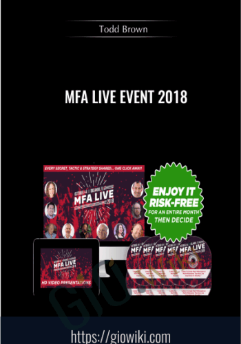 MFA Live Event 2018 – Marketing – Todd Brown