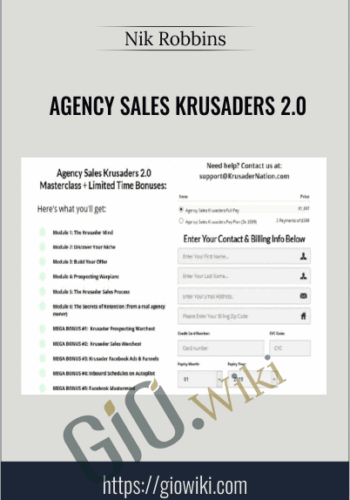 Agency Sales Krusaders 2.0 – Nik Robbins