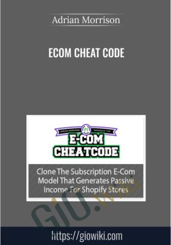 eCom Cheat Code - Adrian Morrison