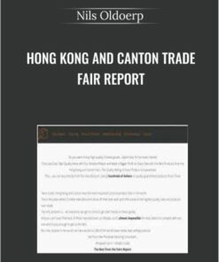 Hong Kong and Canton Trade Fair Report – Nils Oldoerp
