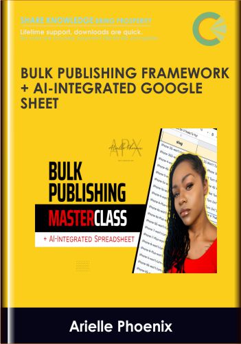 Bulk Publishing Framework + AI-Integrated Google Sheet – Arielle Phoenix