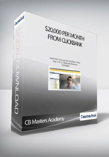 CB Masters Academy - $20,000 Per Month From Clickbank
