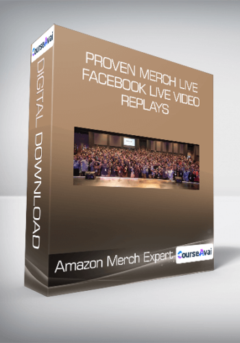Amazon Merch Expert - Proven Merch Live - Facebook Live Video Replays